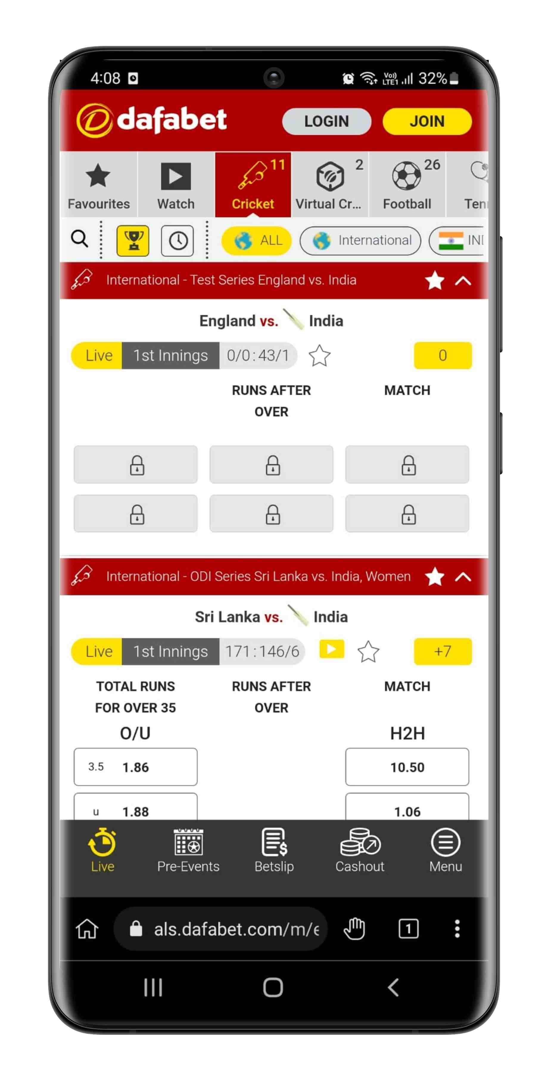 Dafabet Sports