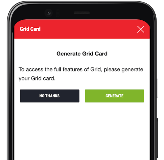 How to get a Ladbrokes The Grid card step 4