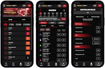 Midas Bet Australia Mobile