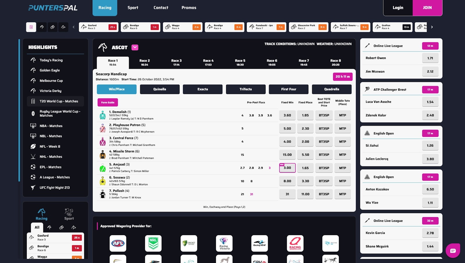 PuntersPal Horse Racing