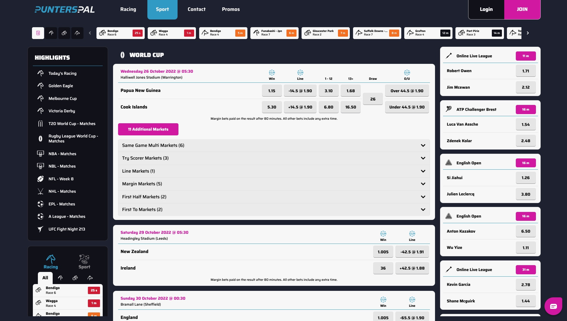 Punters Pal Sports Betting
