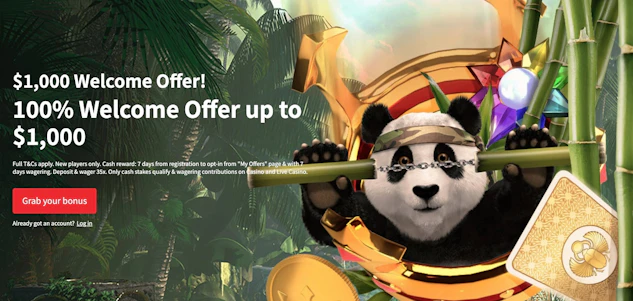 Royal Panda Casino Sign Up Bonus NZ