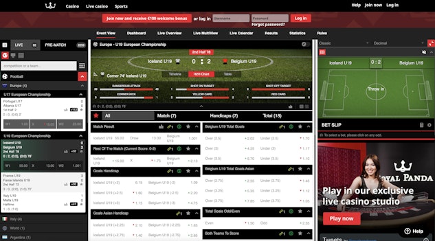 Royal Panda sports betting website Canada