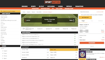 Sport Nation Asian Handicap market