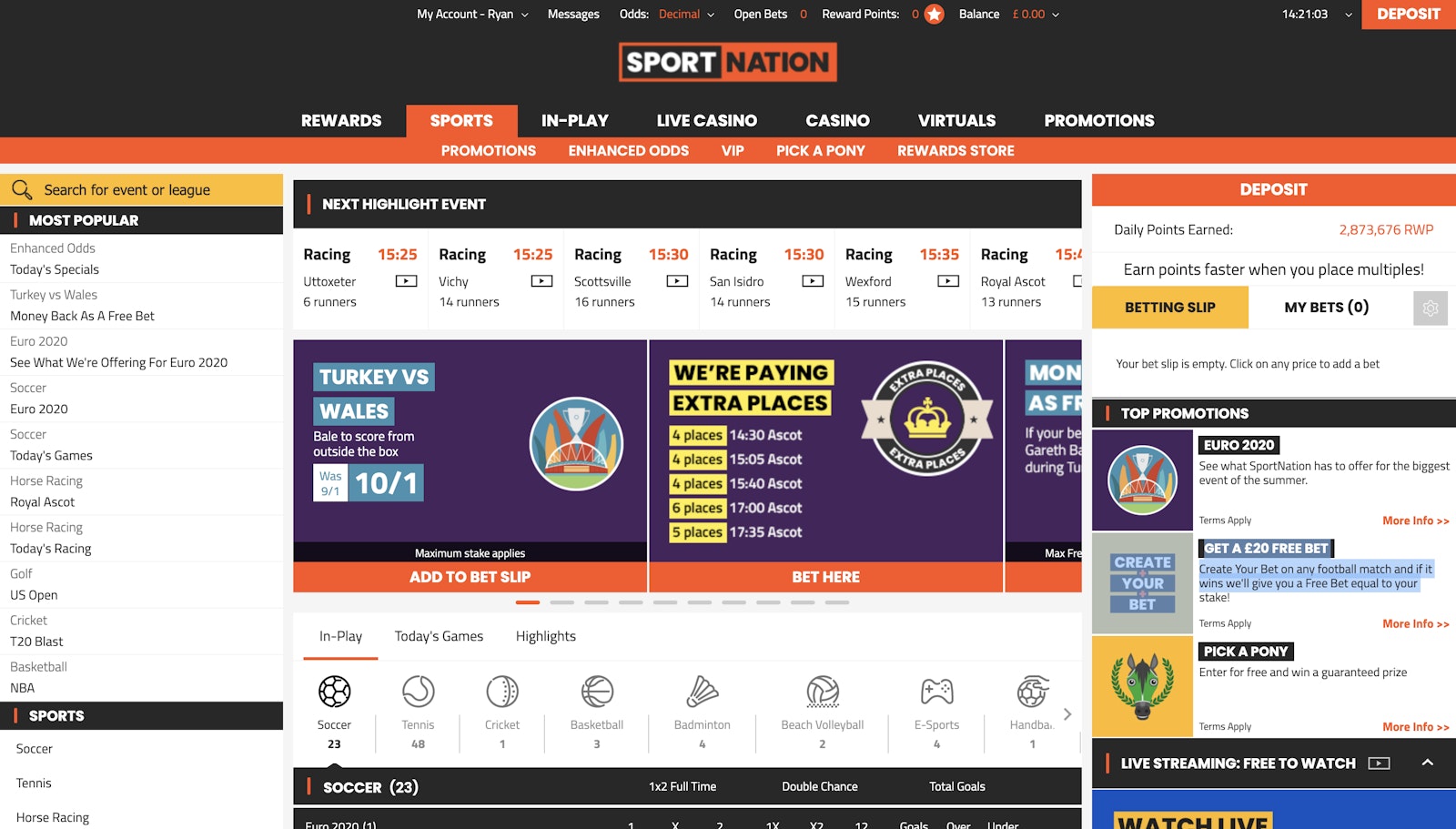 Sport Nation sports