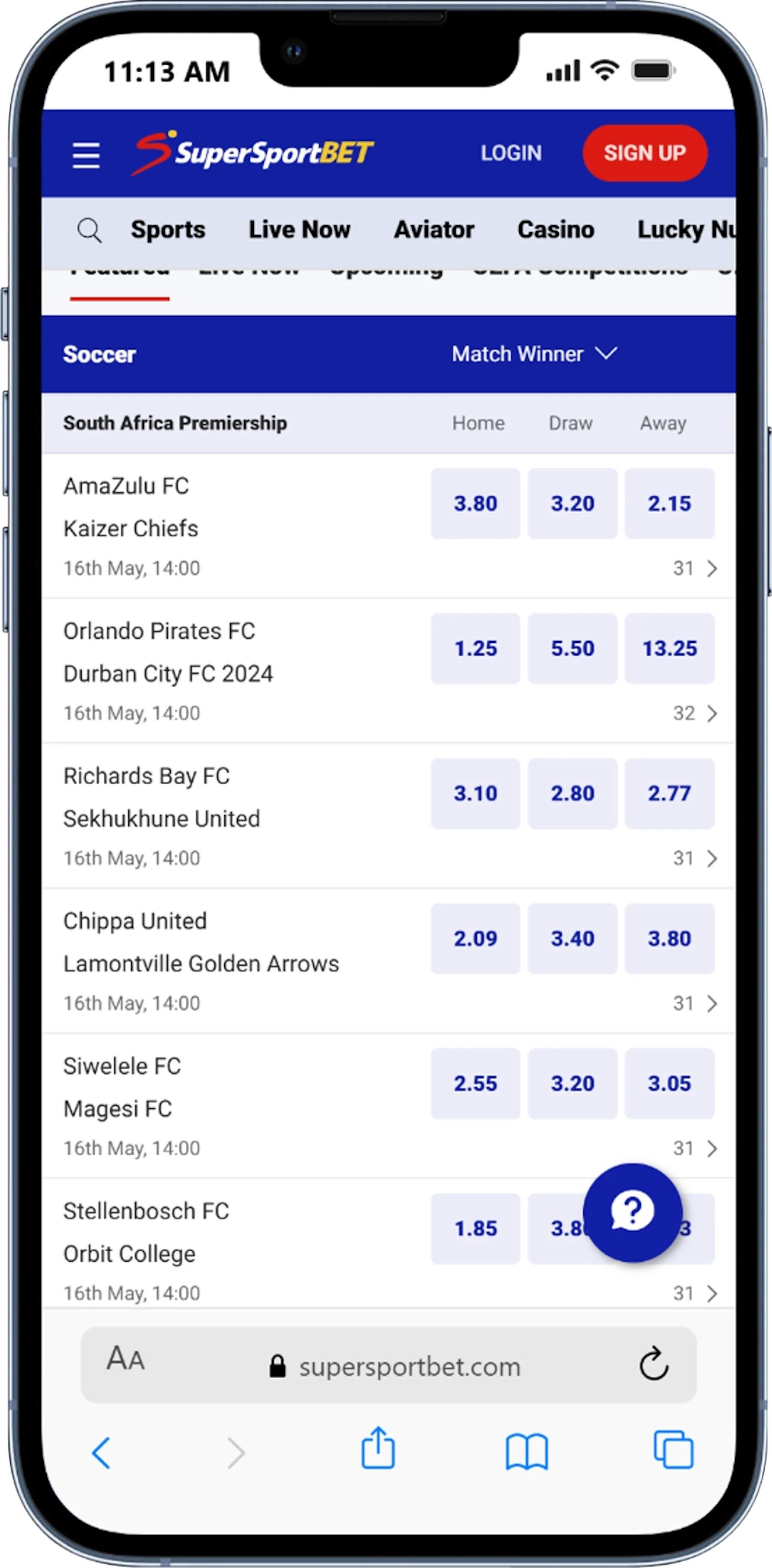 Super Sport Bet Soccer
