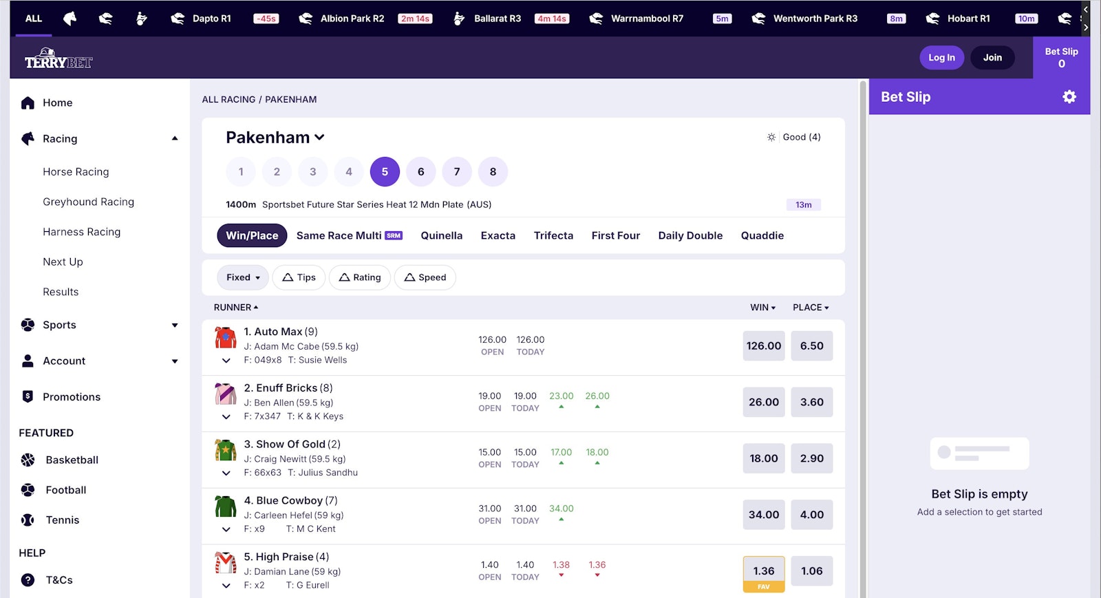 Terry Bet Australia Racing