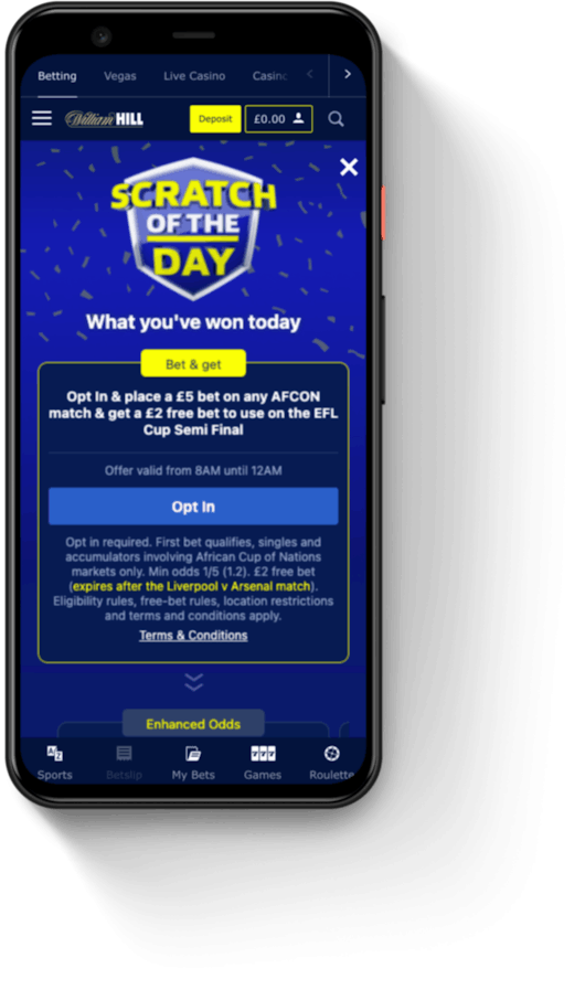 William Hill Scratch of the Day 5