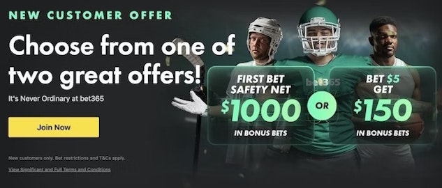 Bet365 sign up offer US