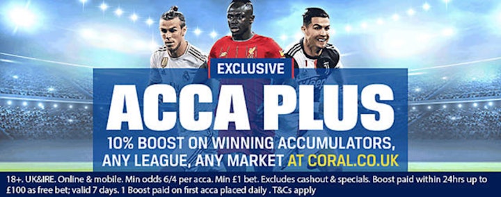 Coral acca boost coupon