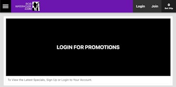 Message from rob waterhouse com login for promotions