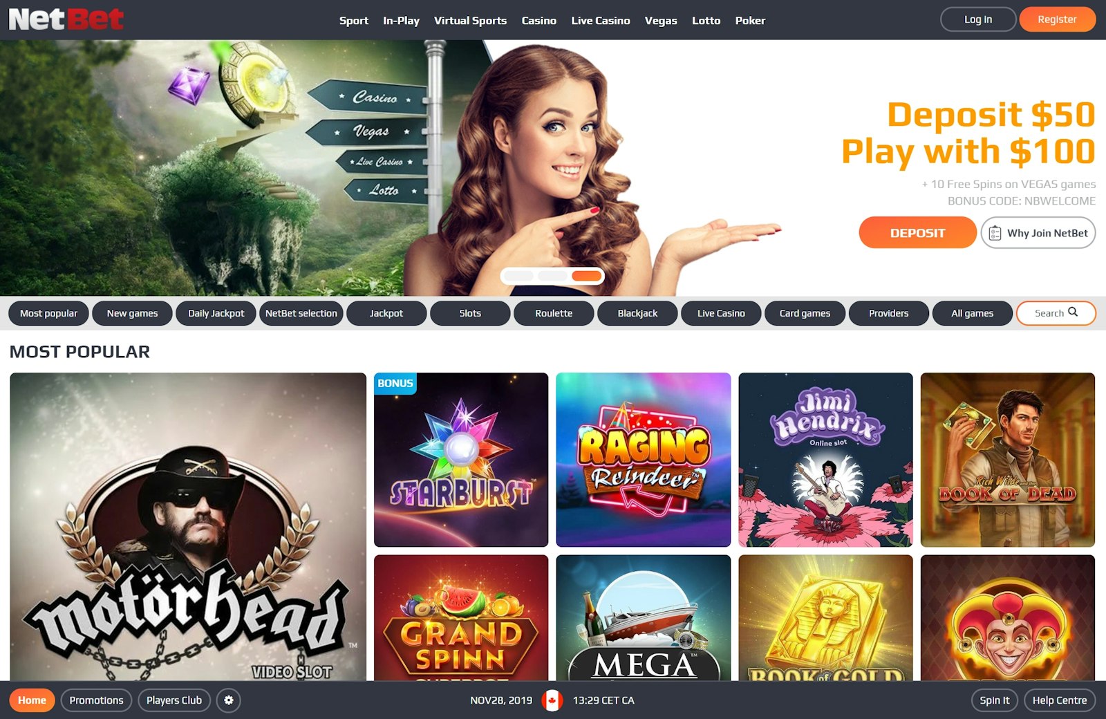 Netbet casino ca