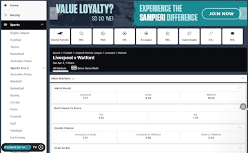 User betting on sports with Real Bookie Australia