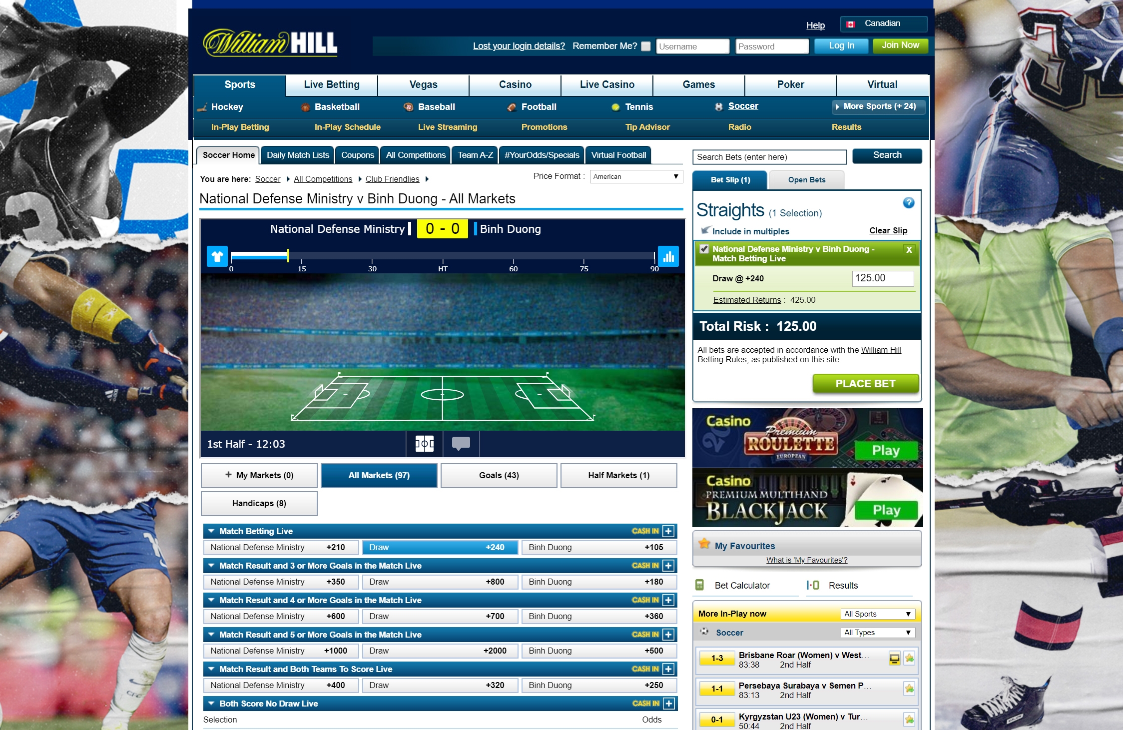 william hill online betting customer services