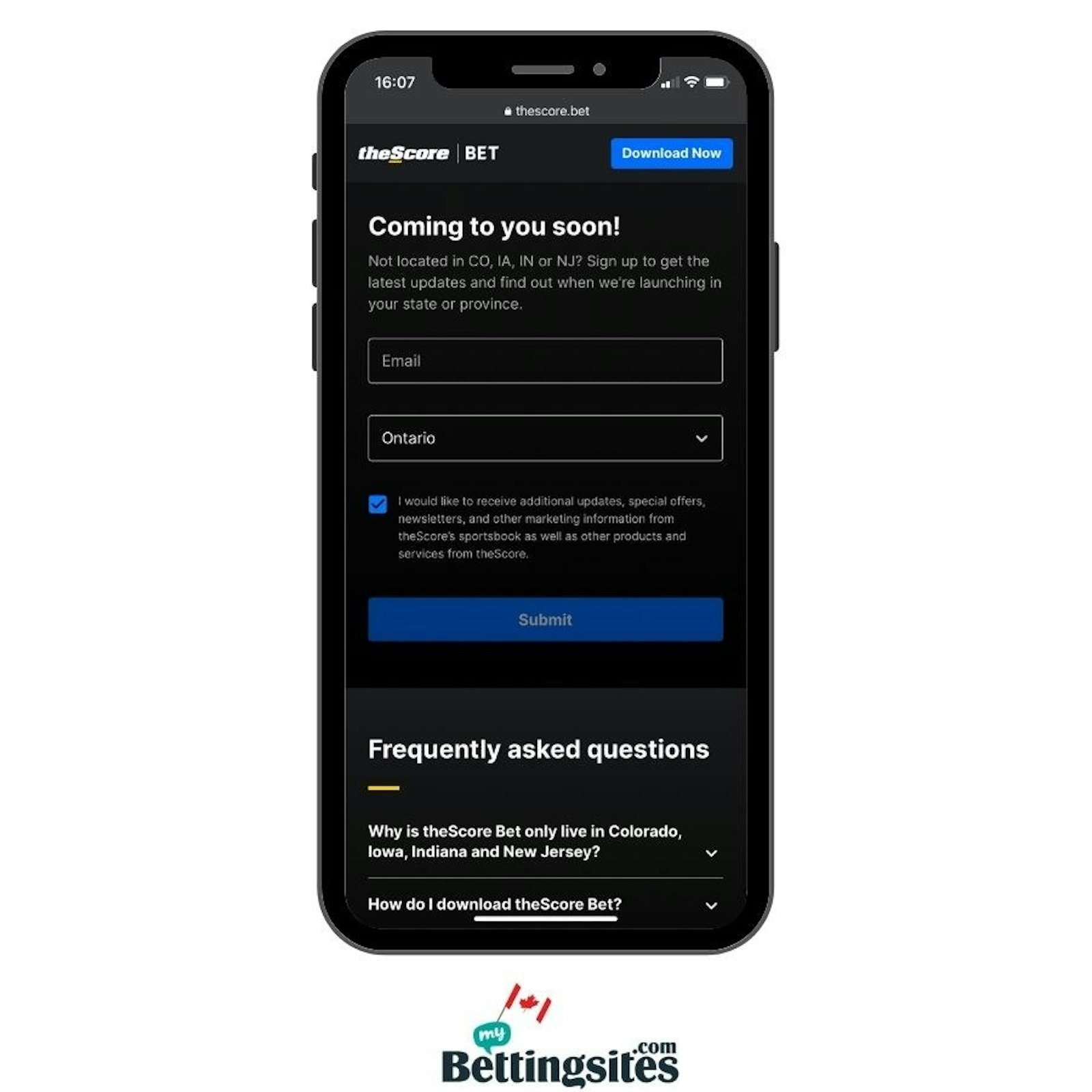 The Scorebet Ontario