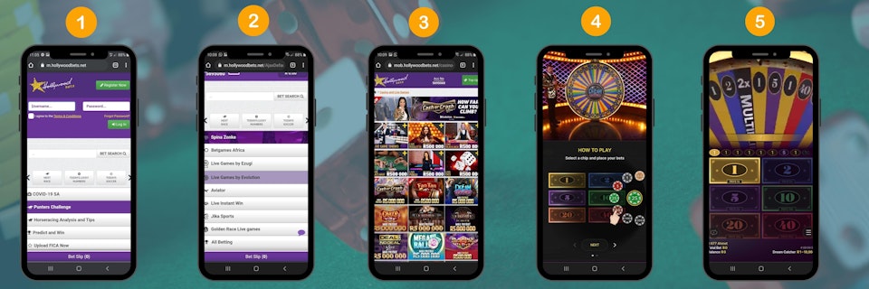 Betting Games Hollywoodbets Steps