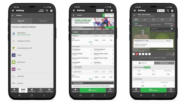 Betway App Screenshots