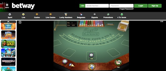 Betway Casino > How to Play Betway Casino Games in Kenya (2021)