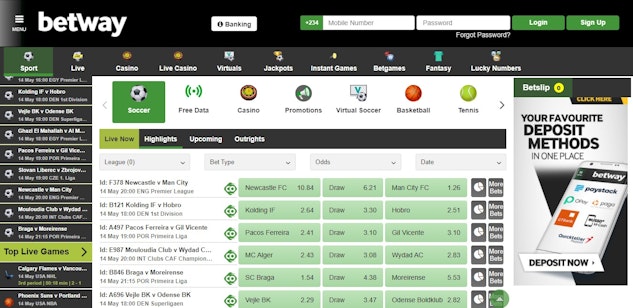 Betway Football Shot