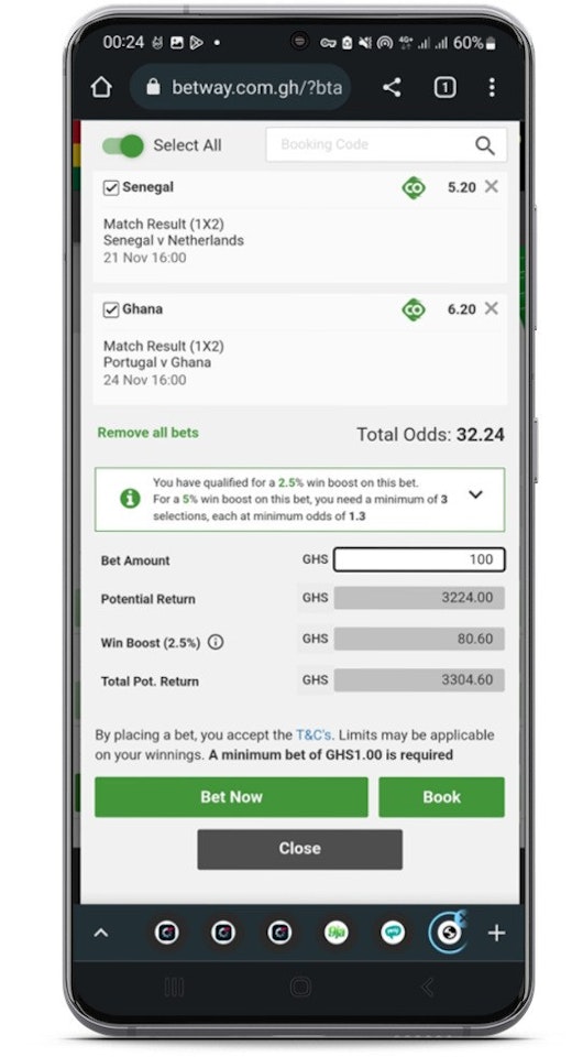 Betway How to Bet