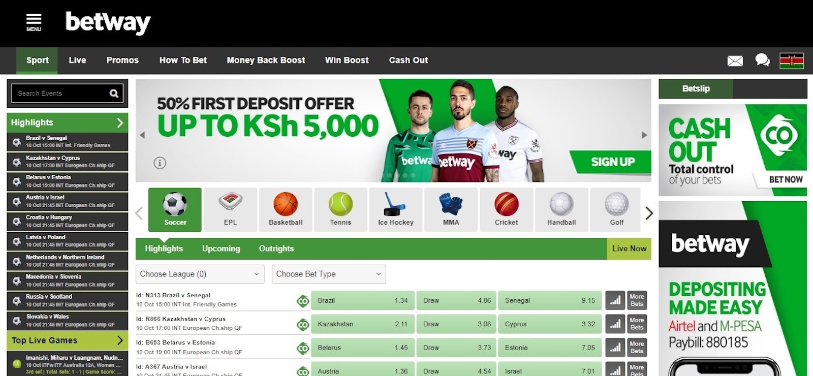 Betway Kenya Sports Betting