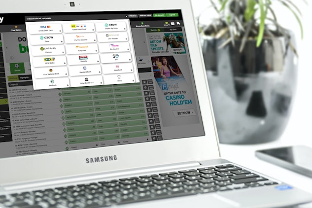 Betway New Deposit Methods Mock Up
