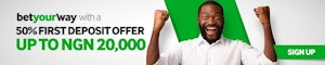Betway Nigeria welcome bonus banner