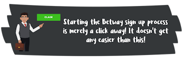Betway Register Button