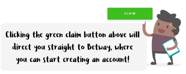 Betway Register button