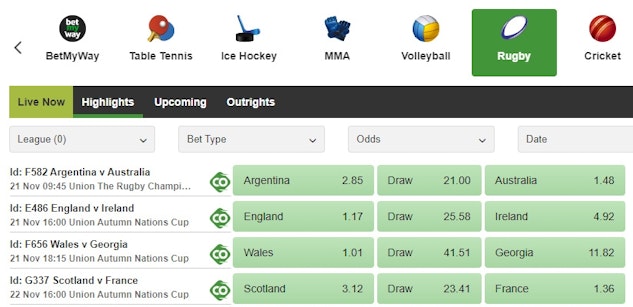 Betway Rugby