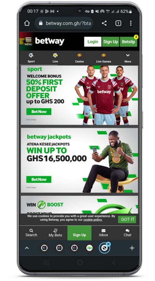Betway World Cup Betting