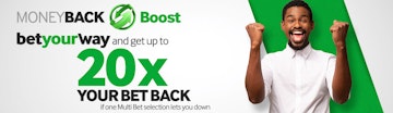Betway ZA Money Back Boost Banner