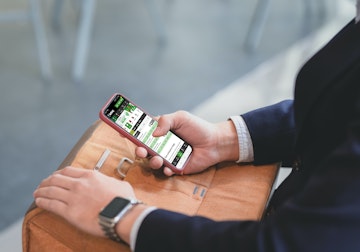 Betway app mock up for free bet ZA