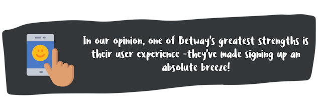 Betway register easy