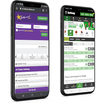 Betway vs Hollywoodbets Mobile Mock Up