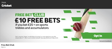 Betwaya Cricket Free Bet Club 2