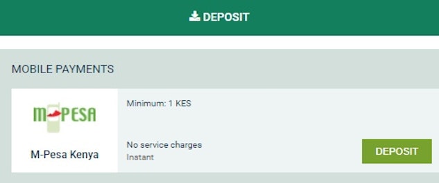 Betwinner Kenya Deposits