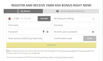 Betwinner Kenya Registration