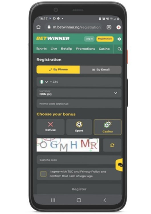 Betwinner Nigeria Update 1