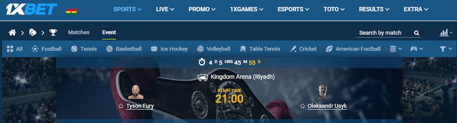 Boxing Betting Sites in Ghana