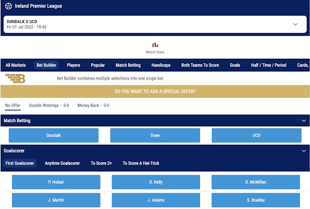 Boyle Sports Bet Builder