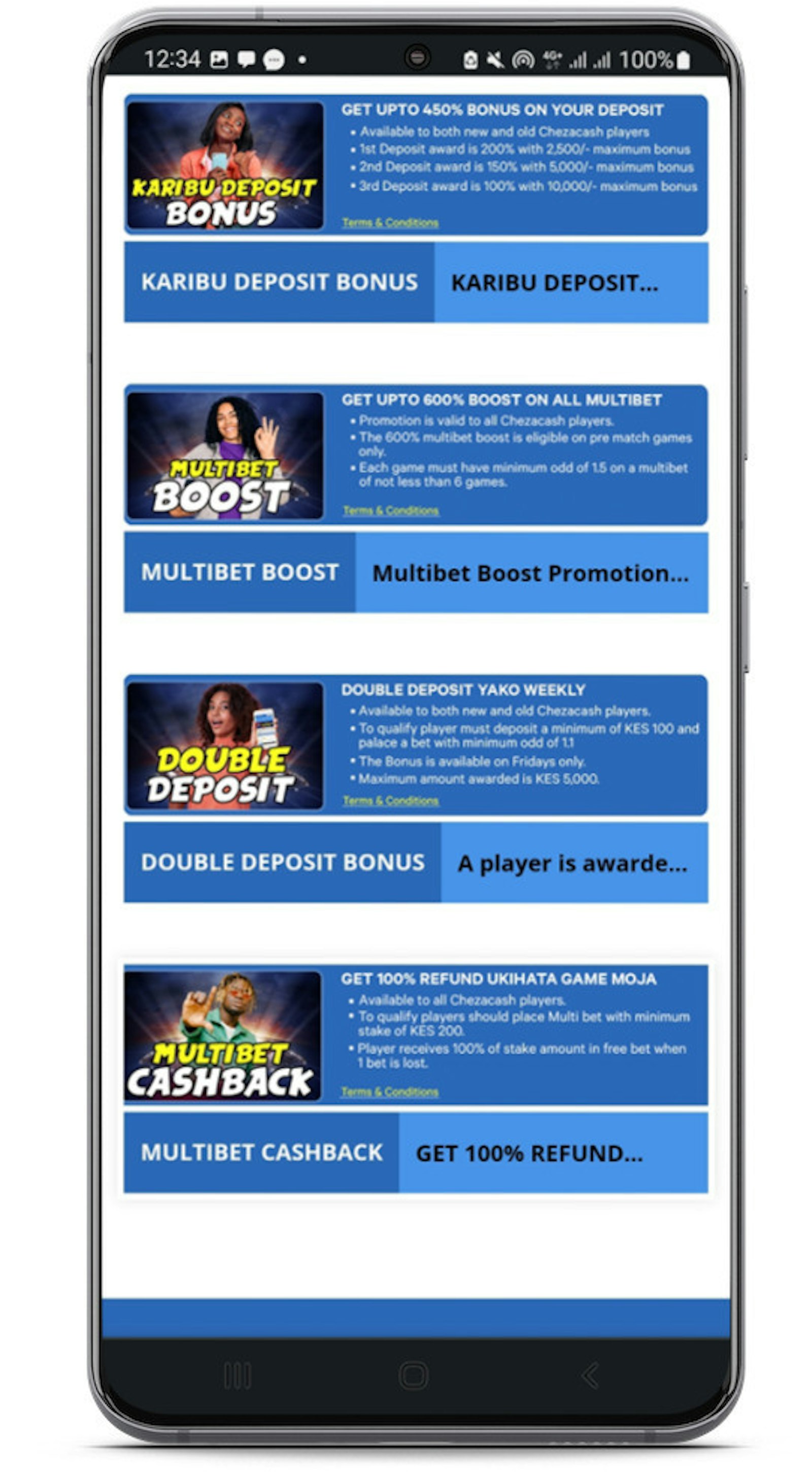 Chezacash Promotions