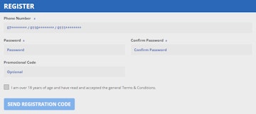 Chezacash Registration Form