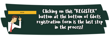 Click on Gbets Register