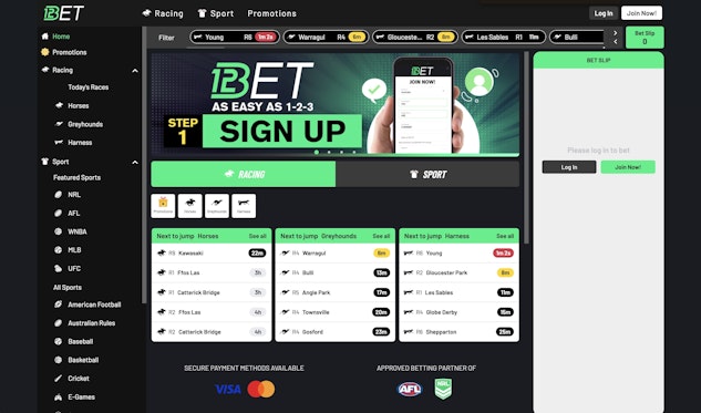 123bet Australia Homepage
