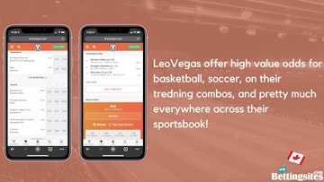 2 iphone X Rs with bastkeball and soccer odds on 1 and combo trend odds on the other