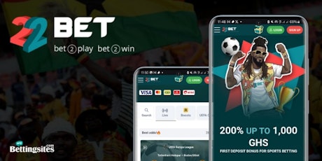 22bet Ghana Betting App