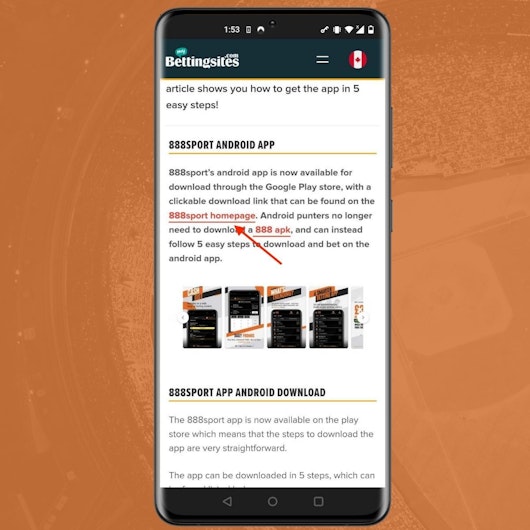 888sport download step 1
