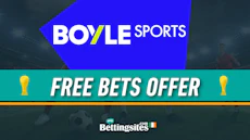 BOYLE Sports World Cup Free Bets Offer