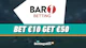 Bar One Racing Sign Up Offer Ireland